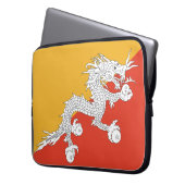 Bhutan Flag Laptopschutzhülle (Vorderseite Links)