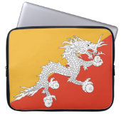 Bhutan Flag Laptopschutzhülle (Vorderseite)