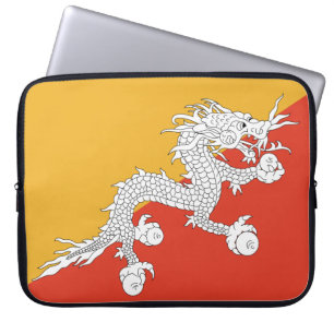 Bhutan Flag Laptopschutzhülle