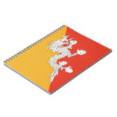 Bhutan Flag Notizblock (Linke Seite)