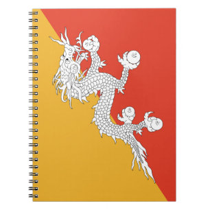 Bhutan Flag Notizblock