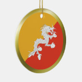 Bhutan Flag Ornament (Rechts)