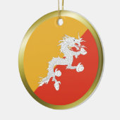 Bhutan Flag Ornament (Links)