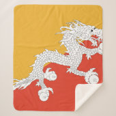 Bhutan Flag Sherpadecke (Vorderseite)