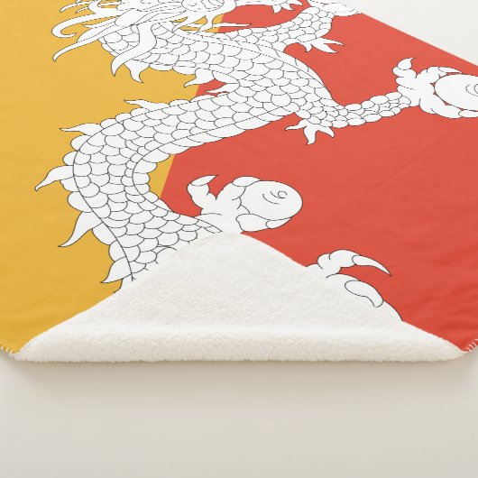 Bhutan Flag Sherpadecke (3/4)