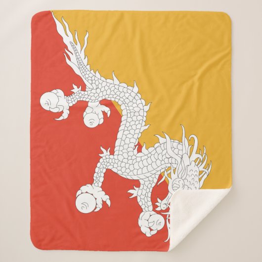 Bhutan Flag Sherpadecke (Vorderseite)