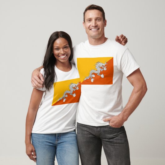 BHUTAN FLAG T - Shirt (Unisex)