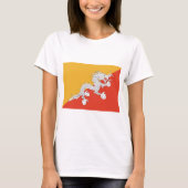 Bhutan Flag T-Shirt (Vorderseite)