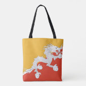 Bhutan Flag Tasche (Rückseite)