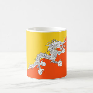 Bhutan Flag-Tasse Kaffeetasse