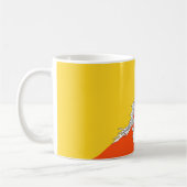 Bhutan Flag-Tasse Kaffeetasse (Links)