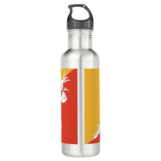 Bhutan Flag Trinkflasche (Rückseite)