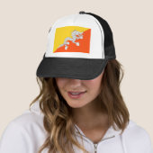 Bhutan Flag Truckerkappe (Beispiel)