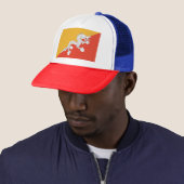 Bhutan Flag Truckerkappe (Beispiel)