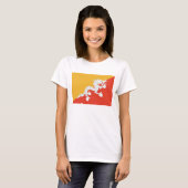 Bhutan Flag x Map T - Shirts (Vorne ganz)
