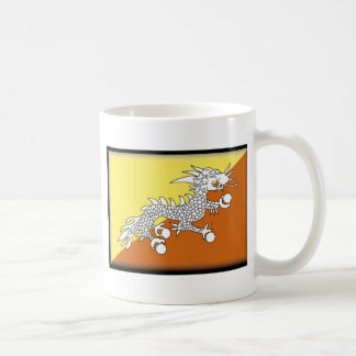 Bhutan-Flagge Kaffeetasse