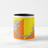 Bhutan-Flaggen-Kaffee-Tasse Tasse (Zentrum)