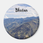 Bhutan friedliche Ostberge - Himalaya Magnet (Vorne)