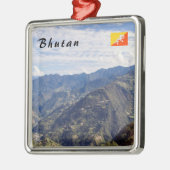 Bhutan friedliche Ostberge - Himalaya Ornament Aus Metall (Links)