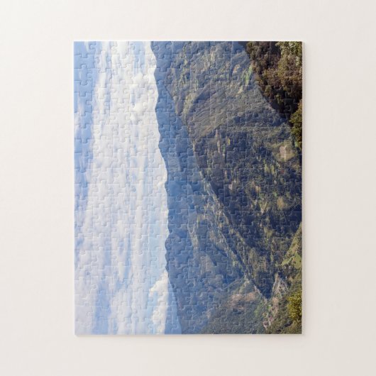 Bhutan friedliche Ostberge - Himalaya Puzzle (Vertikal)