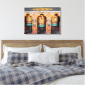 Bhutan-Gebetsräder Leinwanddruck (Insitu (Schlafzimmer))