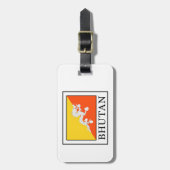 Bhutan Gepäckanhänger (Vorderseite vertikal)