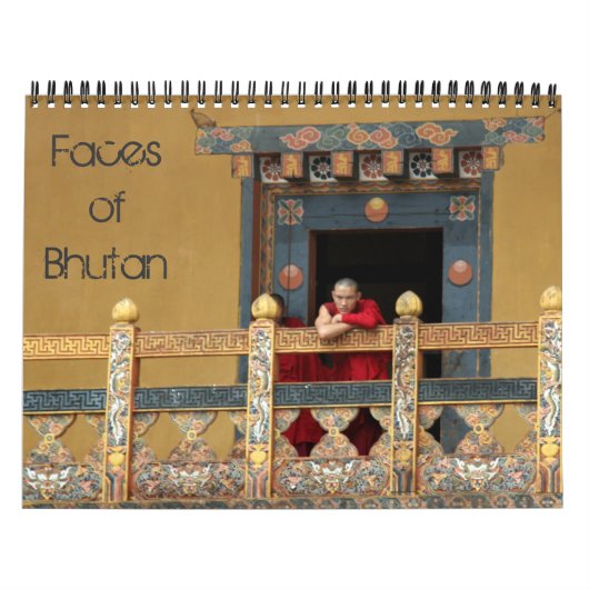 Bhutan Gesichter 2025 Kalender (Titelbild)