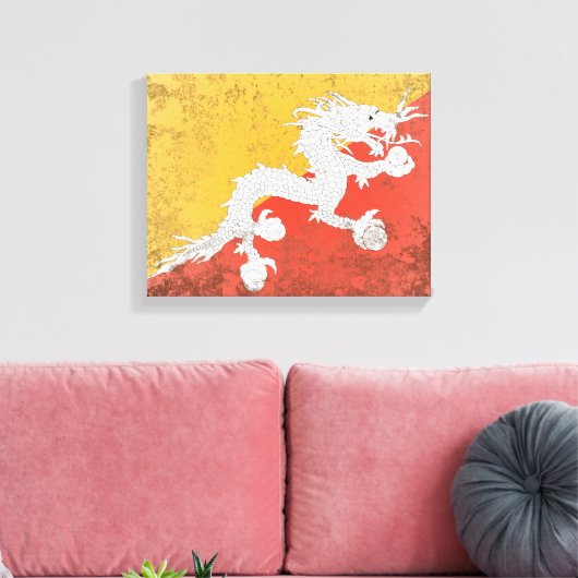 Bhutan Leinwanddruck (Insitu (Wohnzimmer))