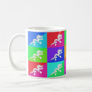 Bhutan Multihue kennzeichnet Tasse