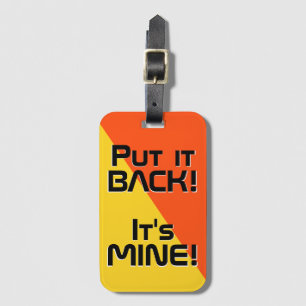 Bhutan National Flag Funny Patriotic Gepäckanhänger