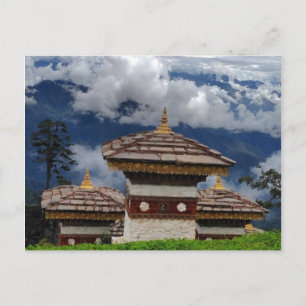 Bhutan Postcard Postkarte