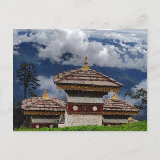 Bhutan Postcard Postkarte (Vorderseite)