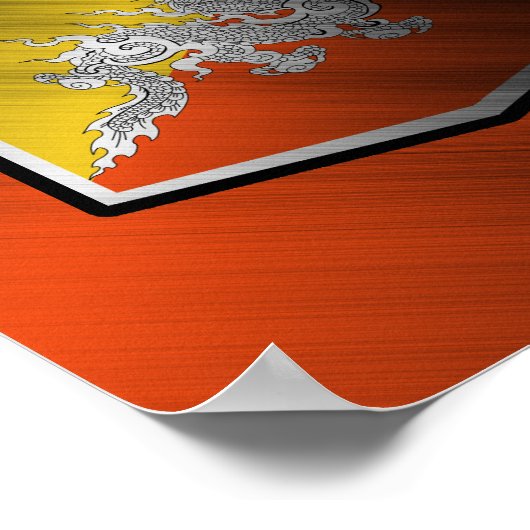 Bhutan Poster (Ecke)