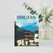 Bhutan Postkarte (Stehend Vorderseite)