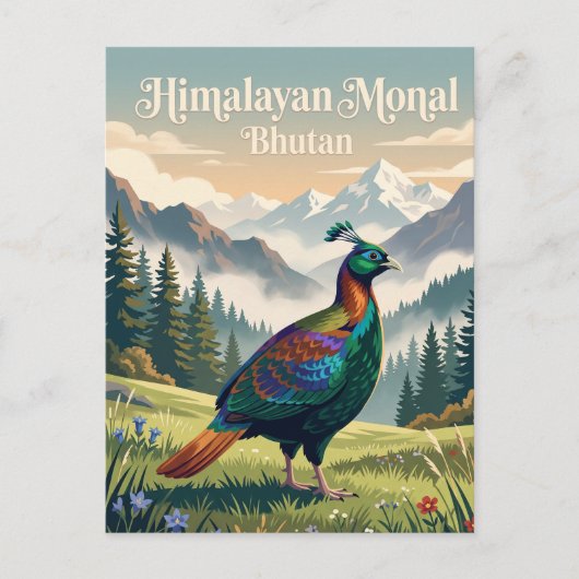 Bhutan Postkarte (Vorderseite)
