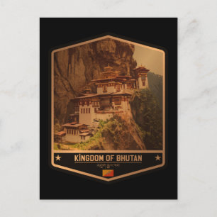 Bhutan Postkarte