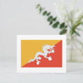 Bhutan Postkarte (Stehend Vorderseite)