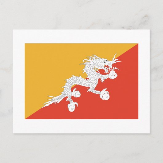 Bhutan Postkarte (Vorderseite)