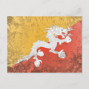 Bhutan Postkarte