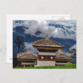 Bhutan-Postkarte Postkarte (Vorne/Hinten)