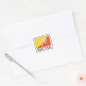 Bhutan Quadratischer Aufkleber (Umschlag)