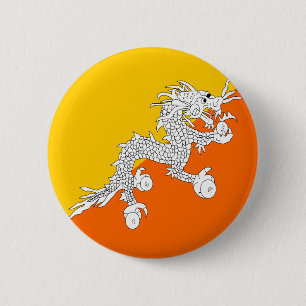 Bhutan-Qualitäts-Flagge Button
