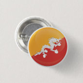Bhutan Round Icon Flag Button (Vorne & Hinten)