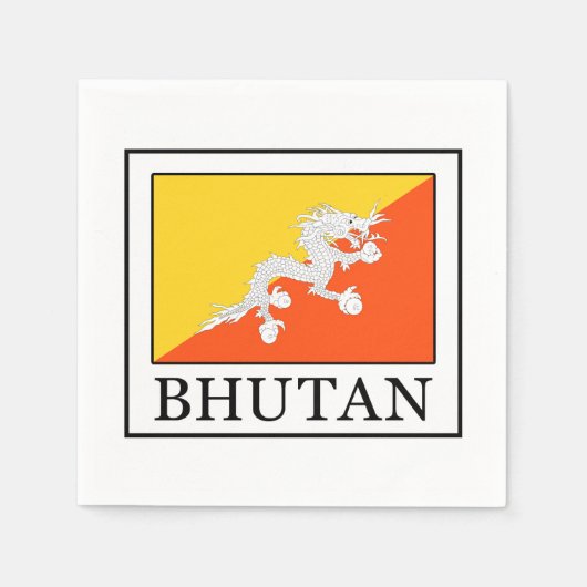 Bhutan Serviette (Vorderseite)