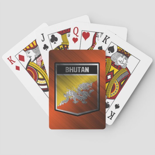 Bhutan Spielkarten (Rückseite)