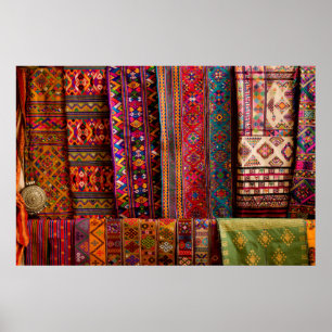 Bhutan-Stoffe zu verkaufen Poster