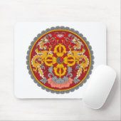 Bhutan-Wappen Mousepad (Mit Mouse)