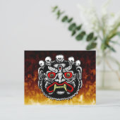 Bhutanese Demon Postkarten (Stehend Vorderseite)