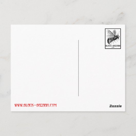 Bhutanese Demon Postkarten (Rückseite)