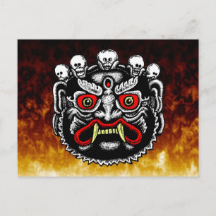 Bhutanese Demon Postkarten